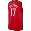 Dres Houston Rockets Dennis Schroder 17 Nike 2022-23 Icon Edition Crvena Swingman